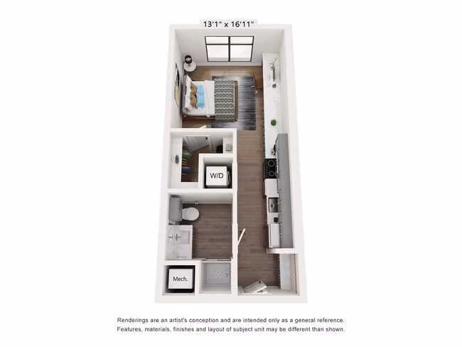 Unit 1557 1317 floor plan